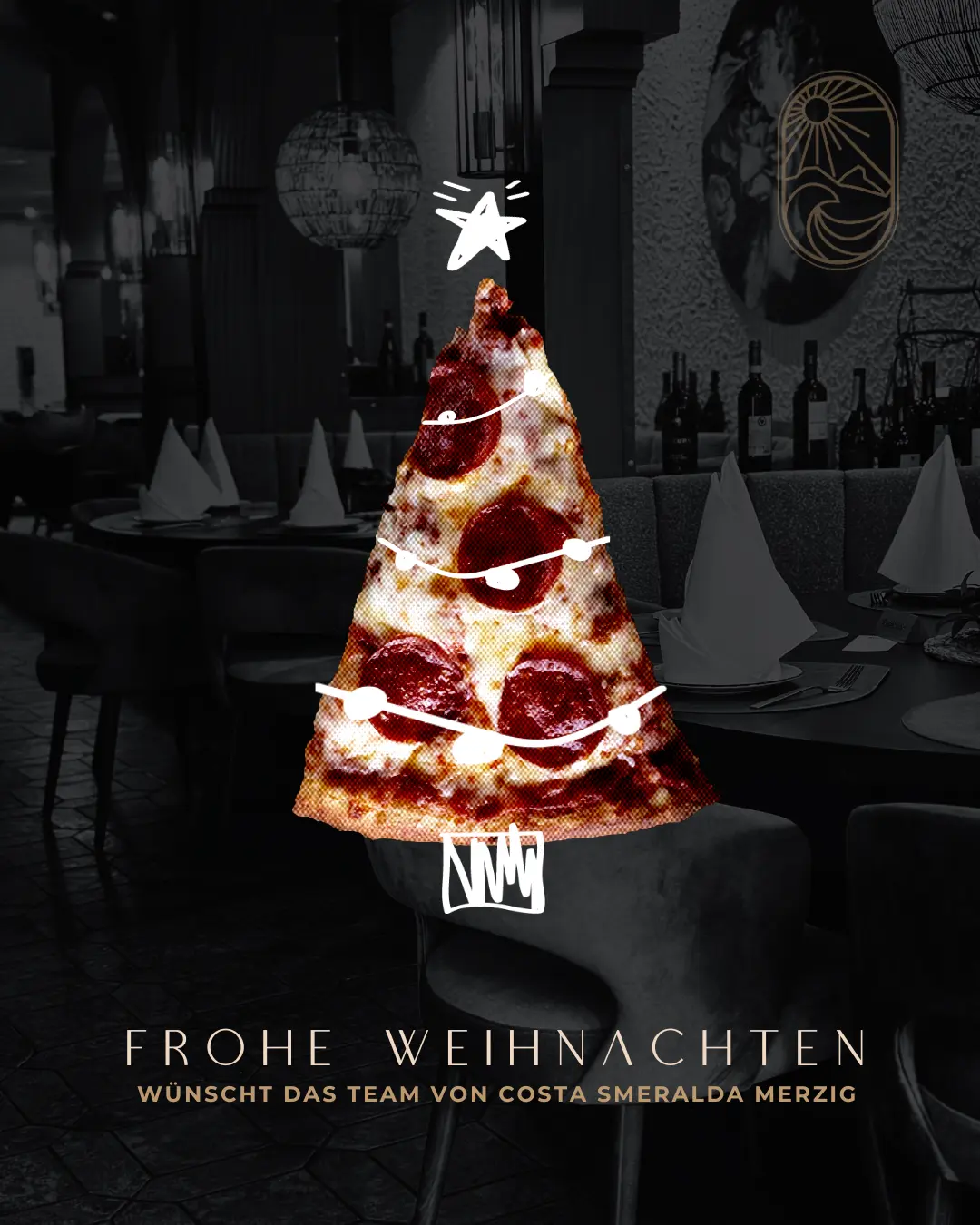 Costa smeralda frohe weihnachten 2